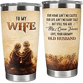Pawfect House To My Wife Valentines Day Gifts For Her 20 Oz Stainless Steel Tumbler, Anniversary Birthday Gifts For Wife, Romantic Travel Cup For Her Drinkware, Wife Gift From Husband