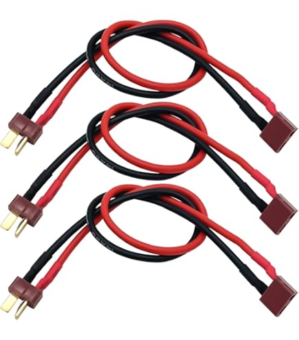Cables Conectores EC3 Con Cable De Silicón 14AWG - Paquete De 5 Hembra Y 5 Macho, 10 Cm, Para Baterías RC Cables Conectores EC3 Con Cable De Silicón 14AWG - Paquete De 5 Hembra Y 5 Macho, 10 Cm, Para Baterías RC