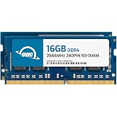 OWC 32GB (2x16GB) DDR4 2666MHz Non-ECC SODIMM 260-pin Memory RAM | PC4-21300, Non-ECC Unbuffered, 2Rx8, 1.2V, CL19, Compatible with Select Laptops, All-in-One Systems, and NAS Systems