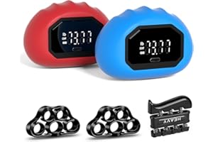 ENAUD Funny Palm Grip Strength Tester Trainer - Strength Dynamometer Rechargeable Hand Exercising Device for Hand and Finger Grip Tester with Finger Exerciser Stretcher Workout Equipment