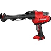 CRAFTSMAN V20 Caulk Gun, No Drip, Cordless, with anti-drip and variable speed, Tool Only (CMCE600B)