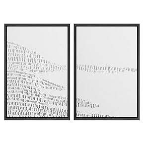 SIGNWIN 2 Piece Framed Canvas Wall Art Nordic...