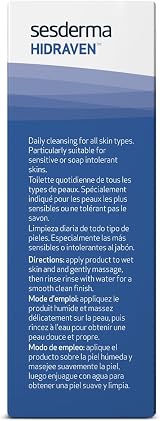 SESDERMA Hidraven Foamy Soap Free Cleanser Cream 300ml Gentle Sensitive Skin view 4