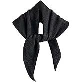 TYATVS Knit Triangle Scarf for Women Knitted Head Scarf Y2k Bandana Fisherman Downtown Girl Aesthetic Accessories