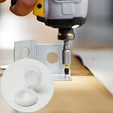 SZXMDKH 100 Pcs White Plastic Hinged Screw Caps 0.34 Inch Snap-On M4 view 4