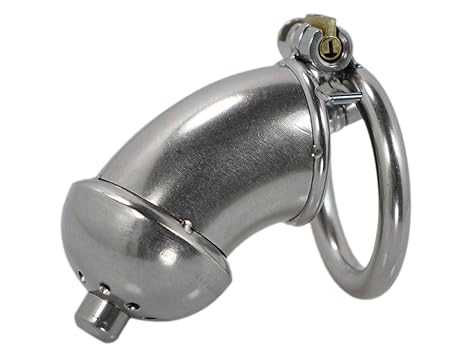 Edelstahl Peniskäfig Zero Large mit Dilator (Cockring 45 mm)