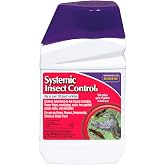 Bonide Systemic Insect Control, 16 oz Concentrate Long Lasting Insecticide for Outdoor Gardening, Makes 16 Gallons