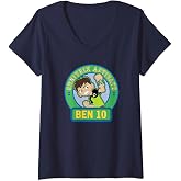 Womens Ben 10 Omnitrix Activate Badge V-Neck T-Shirt