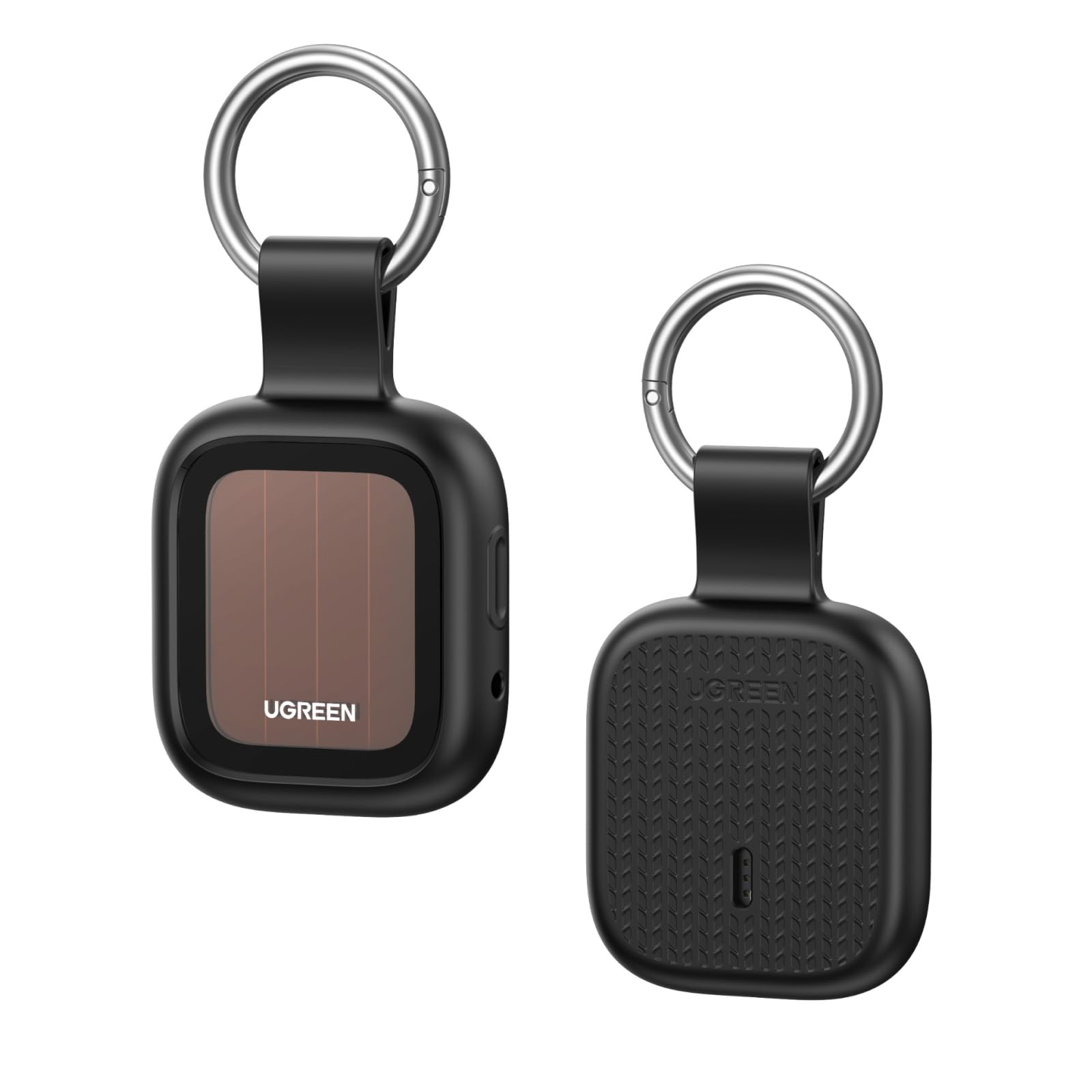 UGREEN FineTrack Pro Solar Finder, Schlüsselfinder kompatibel mit Apple Find My (nur iOS), IP68 wasserdicht, Tracker für Schlüssel, Koffer, Auto, Outdoor & Reise, Bluetooth Tracker mit Solarenergie