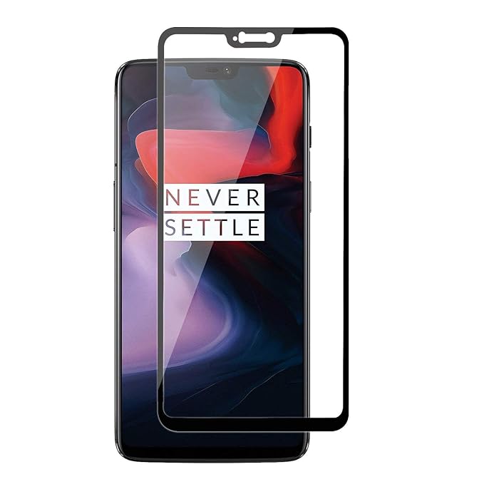 Popio Tempered Glass Screen Protector Compatible For Oneplus 6 With Edge To Edge Coverage And Easy Installation Kit Amazon In Electronics