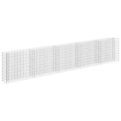 vidaXL Gabion Raised Bed - Galvanized Steel