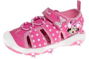 DISNEY Josmo Girl's Minnie Mouse Fisherman Sandal (Little Kid) Sport