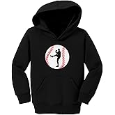 Haase Unlimited Baseball Silhouette Pitching - Strikeout Toddler/Youth Fleece Hoodie