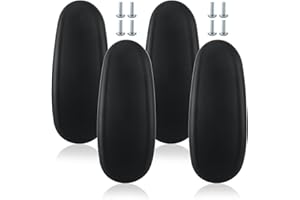 STARVAST 2 Pair Office Chair Arm Rest Replacement, Gaming Chair Arm Rest Pads Universal 4" Mounting Hole, Office Chair Arm Pads with Screws, Office Chair Replacement Parts
