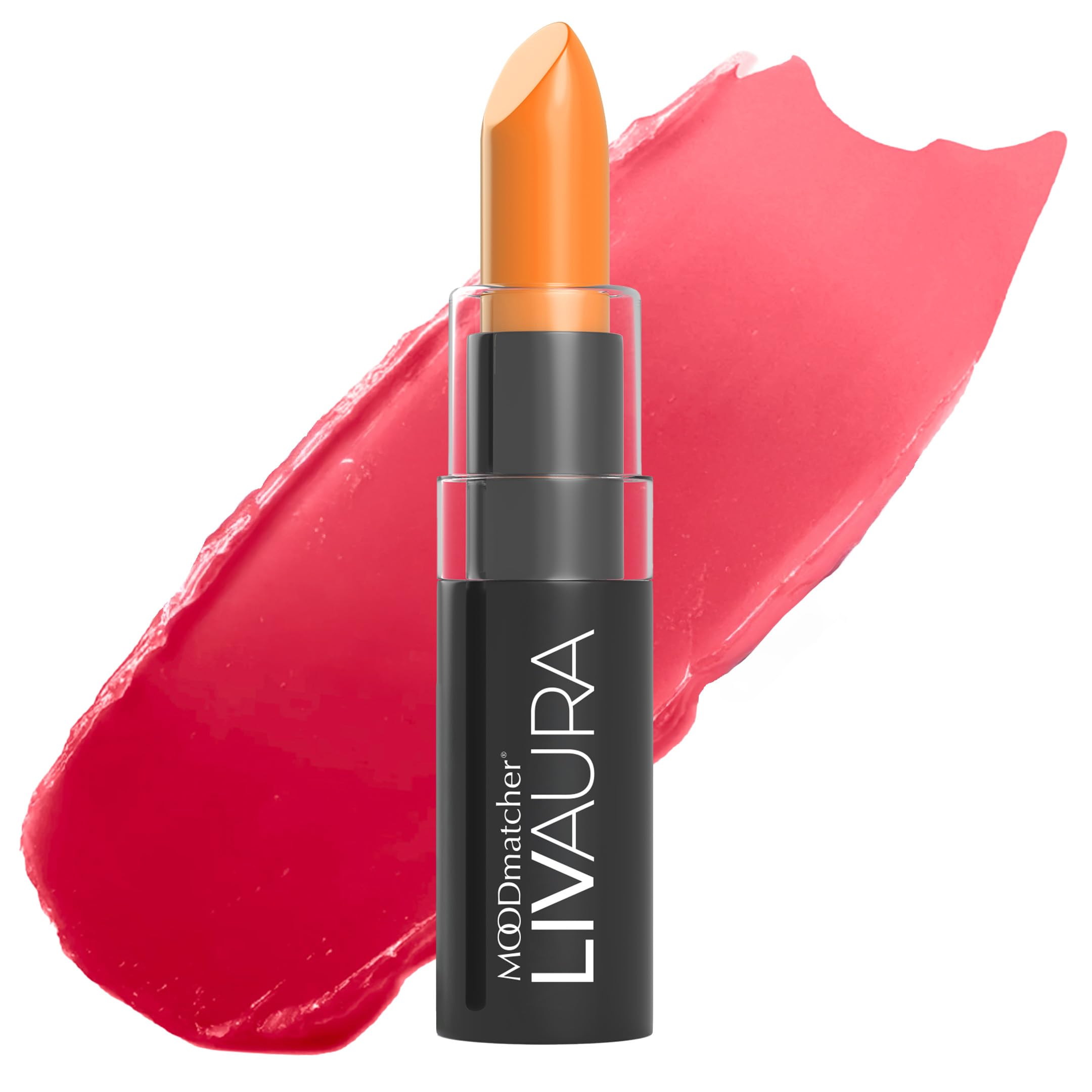 Fran Wilson MOODmatcher Original Color-Change Lipstick, ORANGE - 12 HOUR Long Wear, Waterproof, Ultra-Hydrating and Moisturizing with Aloe & Vitamin E, Smudgeproof, Fadeproof & Kissproof, 0.12 Oz (3.5g)