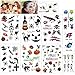 Konsait Halloween Temporary Tattoos Bulk Monster Pumpkin Tattoos Party Favor Accessory for Kids Children (113 Designs)
