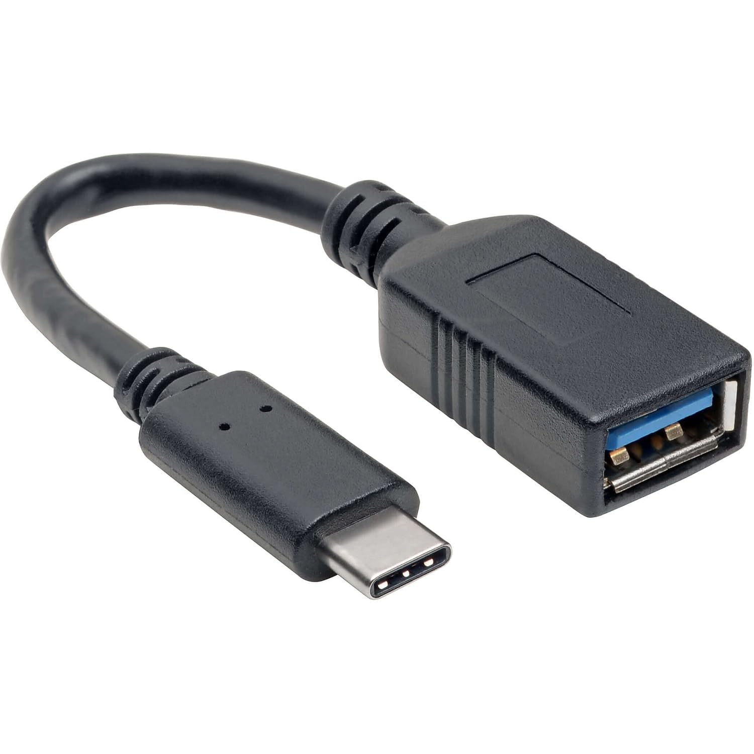 Tripp Lite USB 3.1 Gen 1 Cable 5 Gbps USB-C to USB-A, USB-IF Cert, Type-C, Thunderbolt 3, (M/F), 15.24 cm (U428-C6N-F)