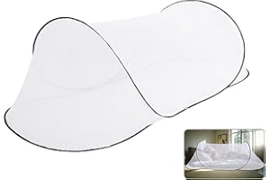 GUGXIOM 78 * 32 * 22 Inch Large Up Tent, Portable Foldable Tent, Camping Net with Net Bottom, for Bed Camping Travel Patio (Black)