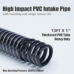 Green Expert 13FT x 1” ID Suction Hose with Check
