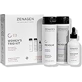 ZENAGEN Revolve Women's Trio Kit | Shampoo + Conditioner + Densifying for Fine & Visibly Thinning Hair, Supports Hair Strength & Growth, 1 ea