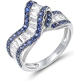 Santuzza 925 Sterling Silver Irregular Galaxy Ring