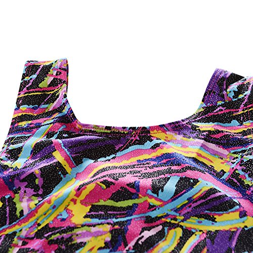 Nachvorn Girls' Sleeveless Gymnastics Leotard One-Piece Dancing Athletic Camisole