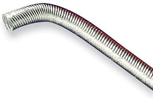 Design Engineering 010441 Cool-Tube Extreme Silver 0.5" x 9' Heat Reflective Sleeve