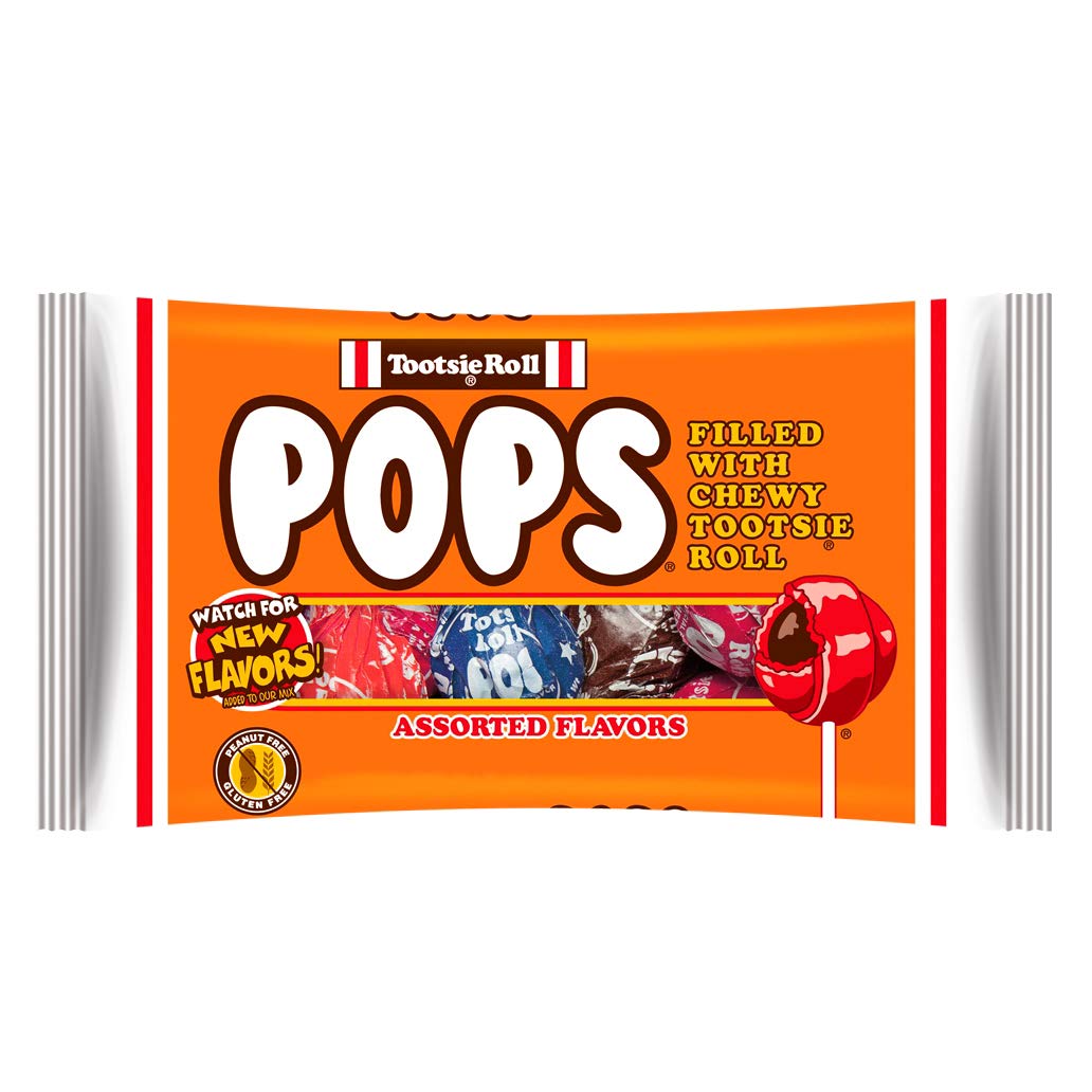 Tootsie Roll (1) Bag Pops Filled With Chewy Tootsie Roll