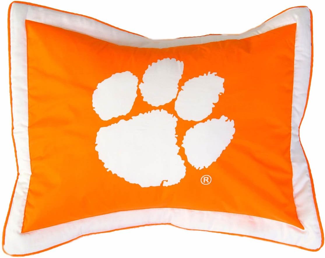 Amazon Com College Covers Clemson Tigers Reversible Comforter Set Twin Home Kitchen