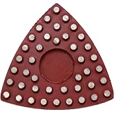 Triangular Diamond Grinding Pads for Corner Edge, 3 Inch Metal Bond Dots Diamond Polishing Disc (60#)