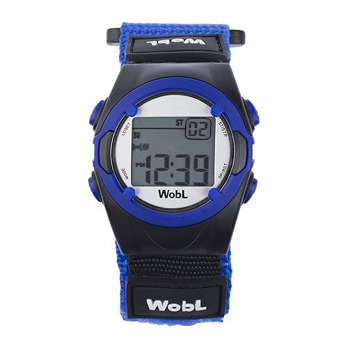 WobL Vibrating 8-Alarm Repeating Countdown Timer Watch for Kids
