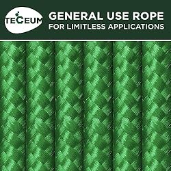 TECEUM Rope – 90 Feet x 3/8 Inch (10mm) – Green