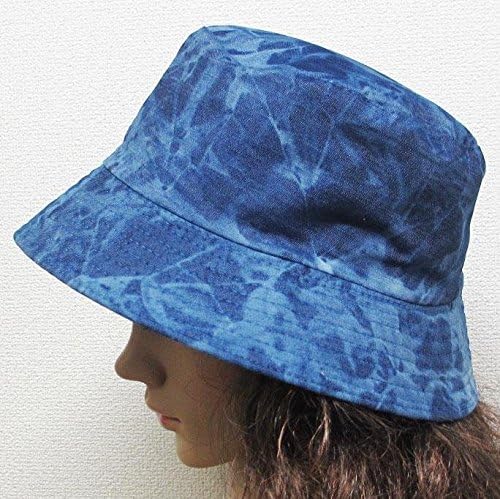 Amazon 遮光uvカット レディースハット 遮光uvカット レディースハット バケットハット インディゴ B 折りたたみ帽子 綿帽子 花柄帽子 折りたたみ帽子 綿帽子 花柄帽子 帽子 通販