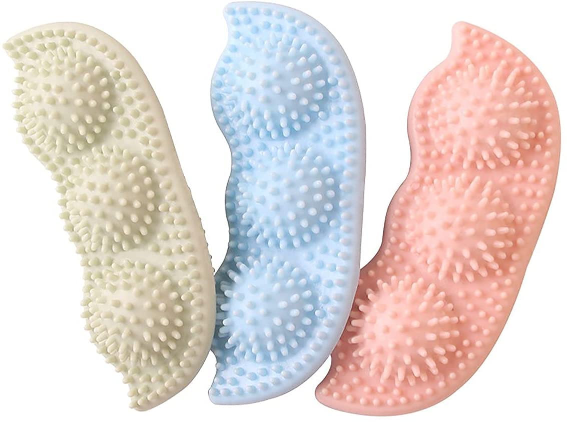 WAND® 100% Natural TPR Dog Cat Chew Teething Treat Chew Toy Training Pea Puppy Toothbrush Soft Teething Rubber Toy For small Puppies, 360°Cleaning Mouth Dog Chew Toy.