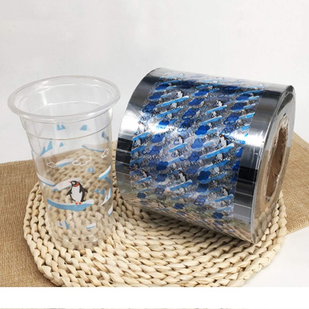 HONFAM Cup Sealer Film Bubble Boba Tea Sealing 2000 pcs for Plastic Cup