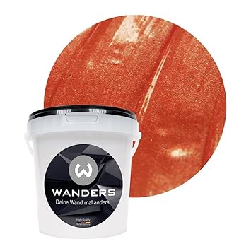 Metall Effekt Wandfarbe Kupfer