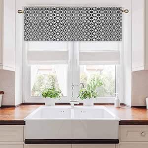 Aishare Store - Cenefa de ventana (127 cm de ancho x 45,7 cm de largo