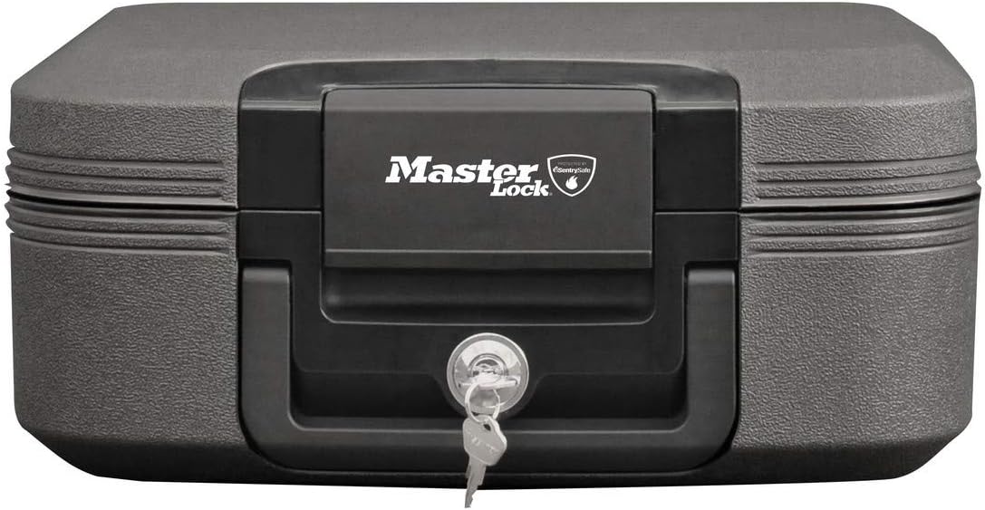 Super Saturday MASTER LOCK Fireproof Security Safe Fire amp Water