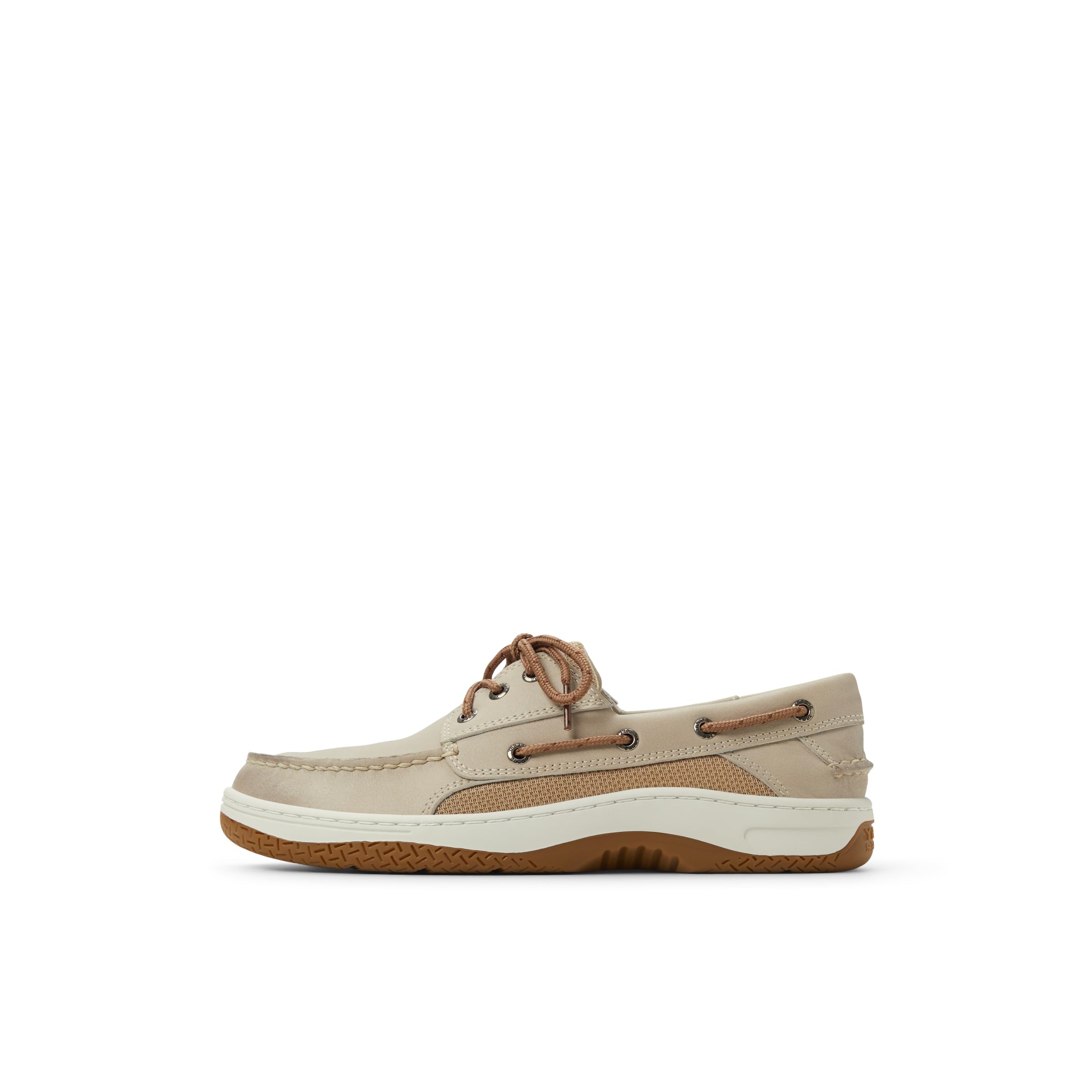 Sperry Men's Billfish 3 Eye Boat Shoe, Cream, 11.5 Image