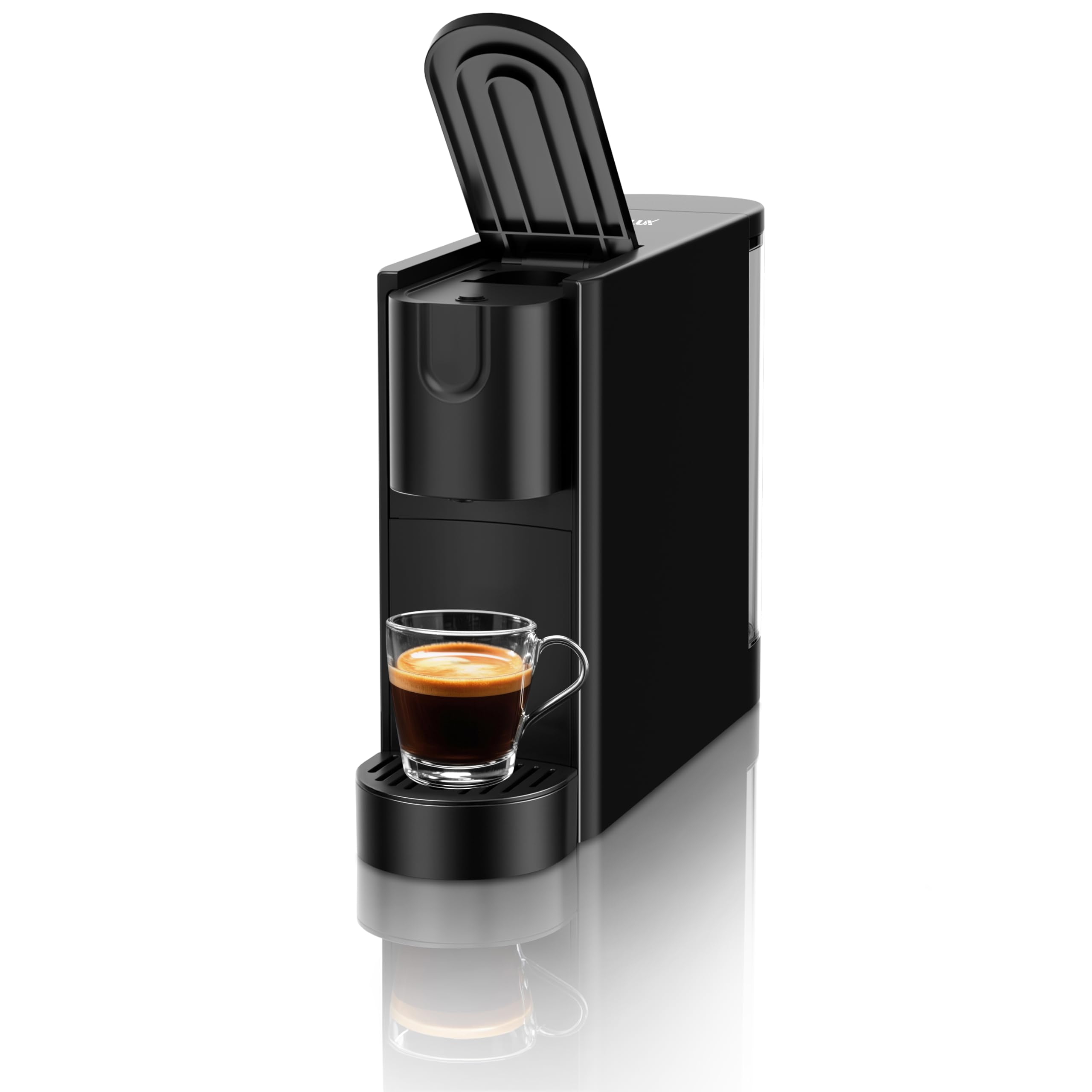 Photo 1 of CHULUX RectoCafé Espresso Machine for Nespresso Original Capsule Pod, 20 Bar Professional Italian Pump Coffee Machine, Extra Mini Espresso Maker for Home & Office, Black