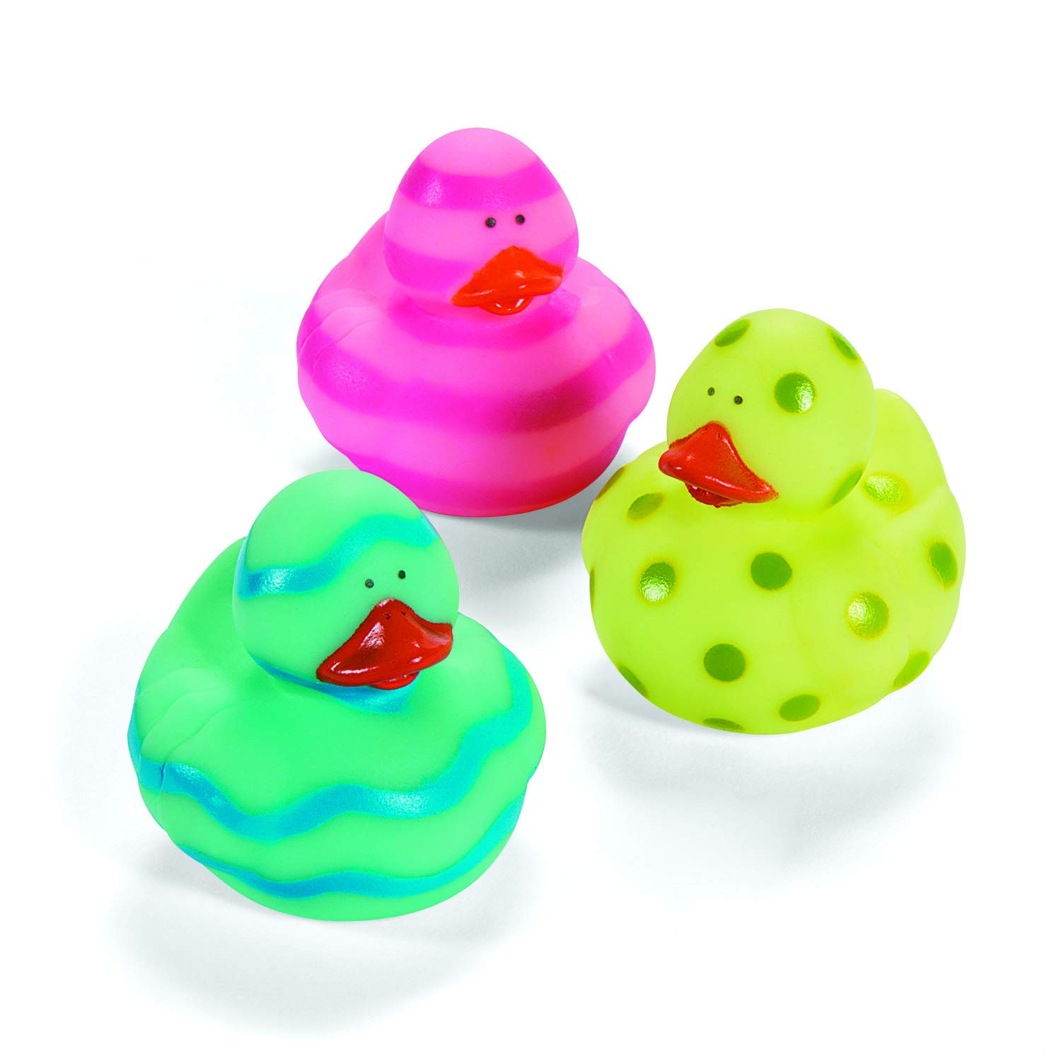 painted rubber ducks