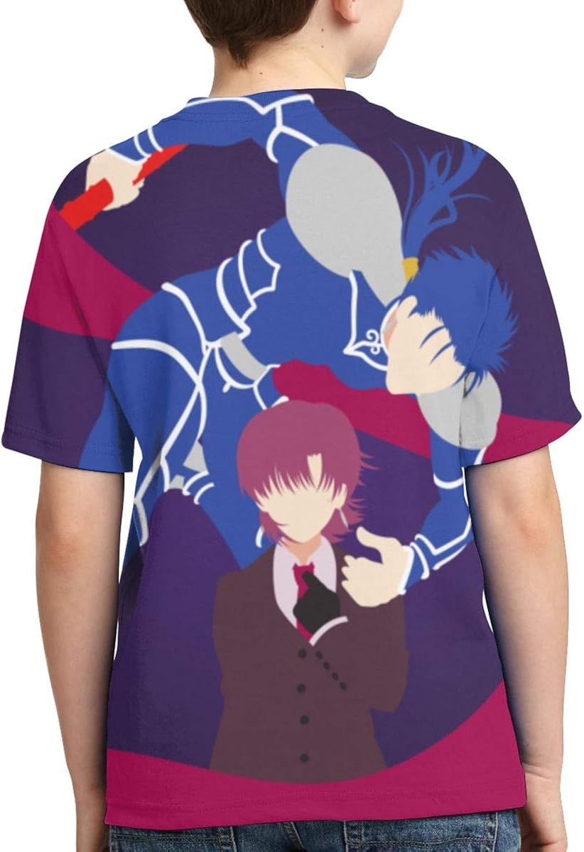 Amazon Co Jp バゼット フラガ マクレミッツ ボーイ半袖フルtシャツ ティーシャツ ボーイズ 半袖 カジュアル ジュニア用ベーシッ半袖tシャツ 男女兼用 通学 服 ファッション小物