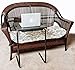 Imperial Home My Comfy Table - Adjustable Folding TV Tray Table and Cup Holder - TV Dinner Tray for Bed and Sofa - Overbed Adjustable Table - 3 Angles for Multipurpose Use (Black)