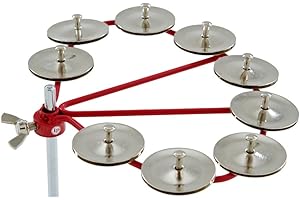 LATIN PERCUSSION LP191 Cyclops Jingle Ring, Steel Jingles