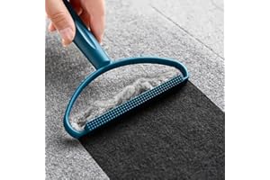 1PCS Portable Lint Remover Dual Sided Brush for Fabrics, Clothing and Sweaters, Easy Clean Tool for Coats, Upholstery, Beddin