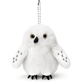 Niceup 4.5" Owl Stuffed Animal Mini White Snowy Owl Plush Keychain | Soft Short Plush, Small and Space-saving, Magic Room Decoration, Wizard Party Favors, Birthday Christmas Halloween Ornament