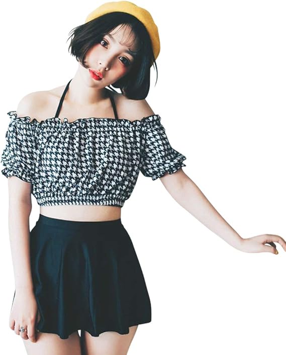 Teddy 水着 レディース ビキニ オフショルダー スカート ショート Amazon