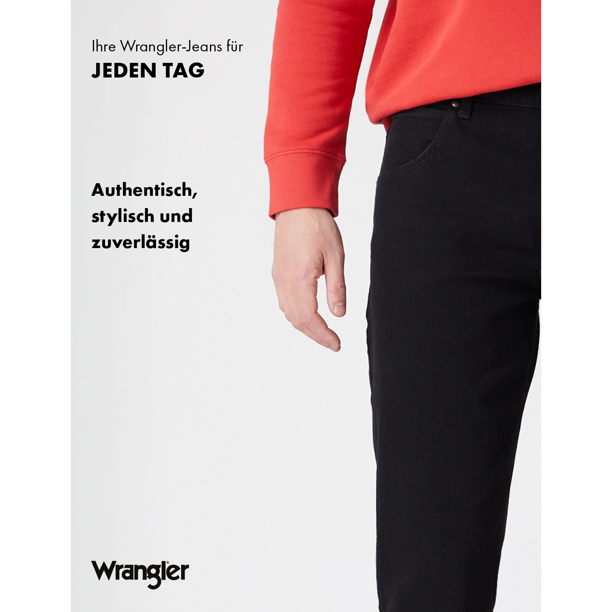 Wrangler Herren-Jeans Straight, Regular Fit, Straight Leg 7