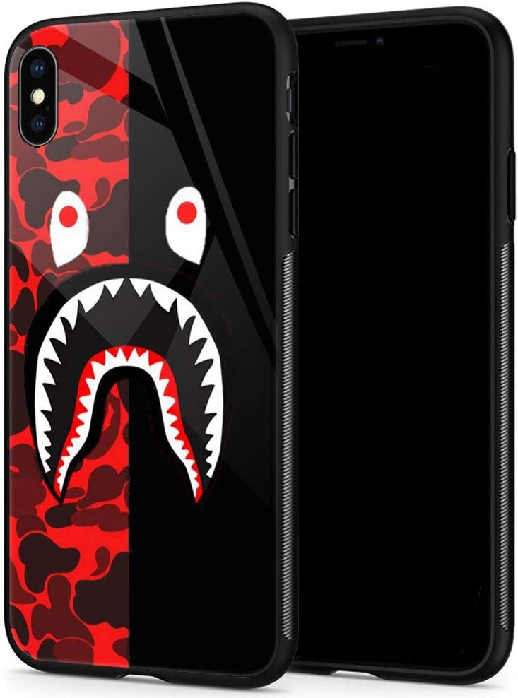 Bombing Free Shipping Shark Face Iphone Xr Cases For Girls Lady Men Boy