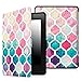 Fintie Case for Kindle Paperwhite - The Thinnest and Lightest PU Leather Cover with Auto Sleep/Wake for All-New Amazon Kindle Paperwhite (Fits All 2012, 2013, 2015 and 2016 Versions), Moroccan Love